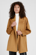 AERON Cavendish Cashmere Wool Coat in Tan