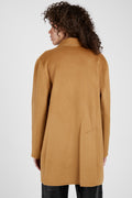 AERON Cavendish Cashmere Wool Coat in Tan