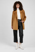 AERON Cavendish Cashmere Wool Coat in Tan