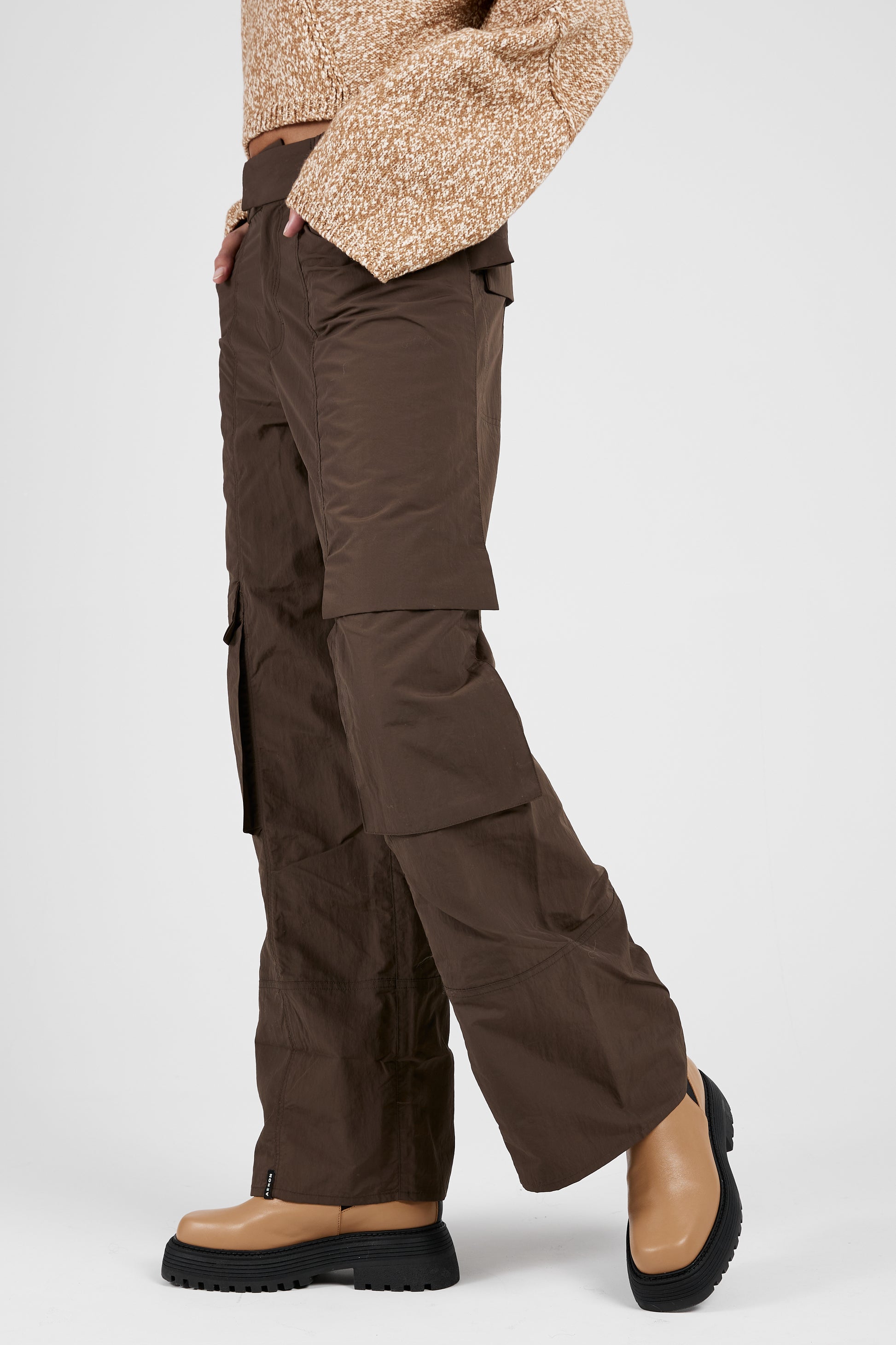 AERON Millais Cargo Pant in Dark Chocolate