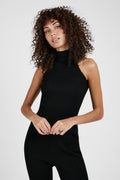 AERON ZERO409 Sleeveless Top in Black