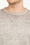 AVANT TOI Crewneck Pullover Sweater in Taupe