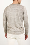 AVANT TOI Crewneck Pullover Sweater in Taupe