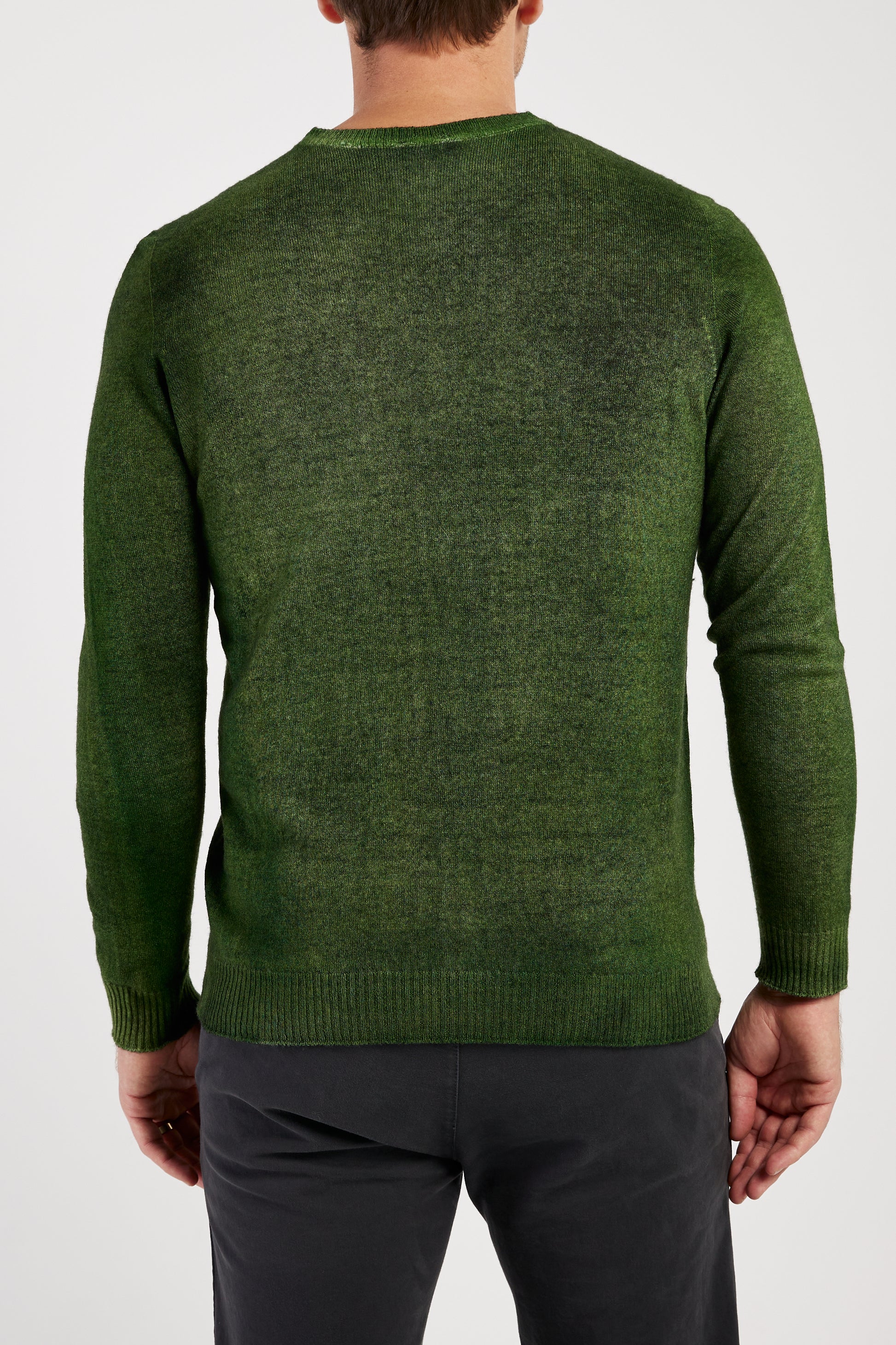 AVANT TOI Crewneck Reversible Pullover Sweater in Wild