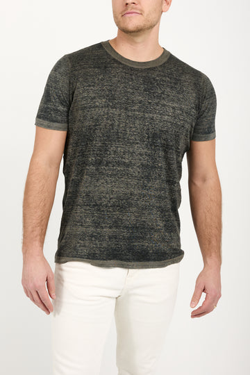 AVANT TOI Linen T-Shirt in Taupe