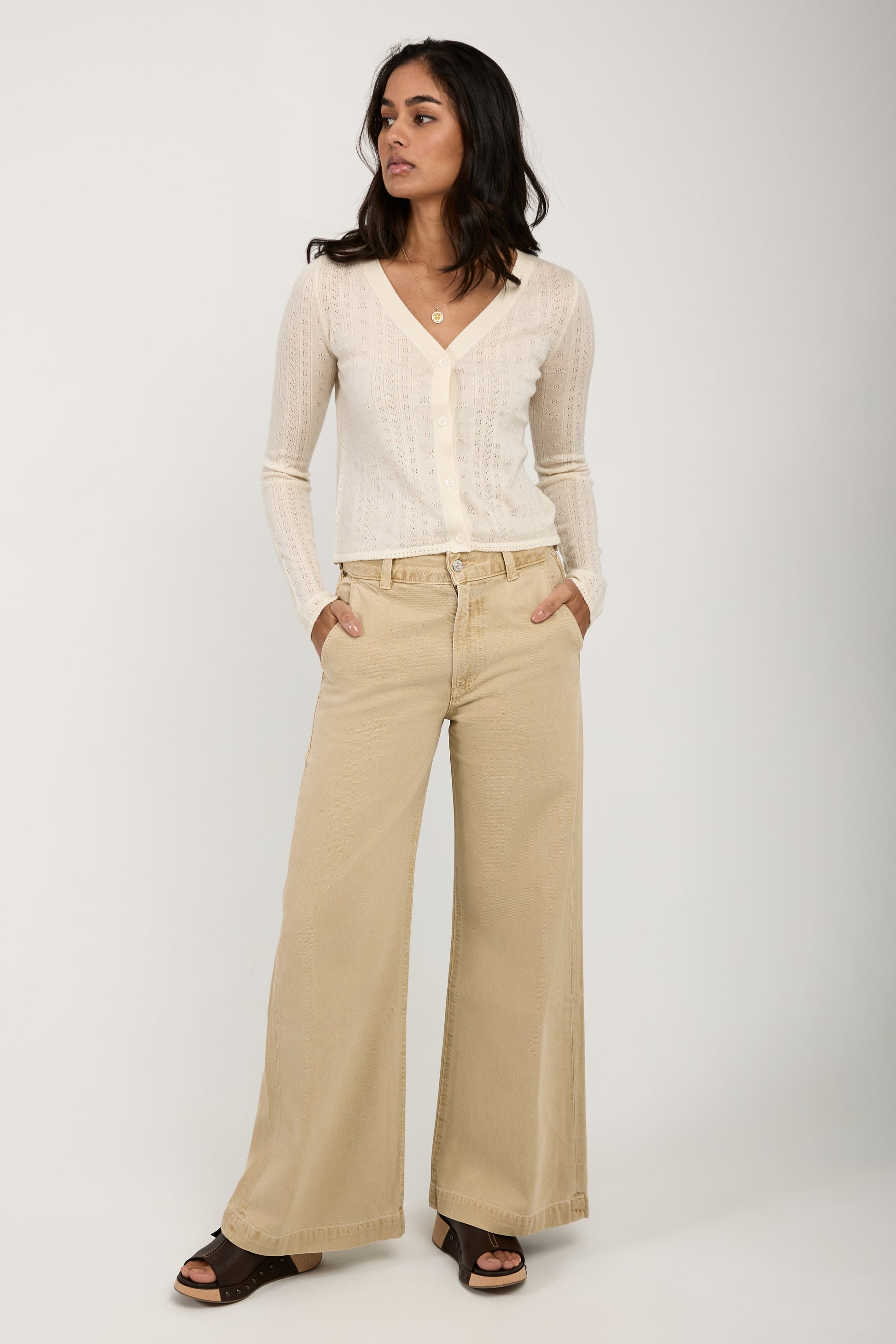 CITIZENS OF HUMANITY Beverly Trouser Jean in Taos Sand