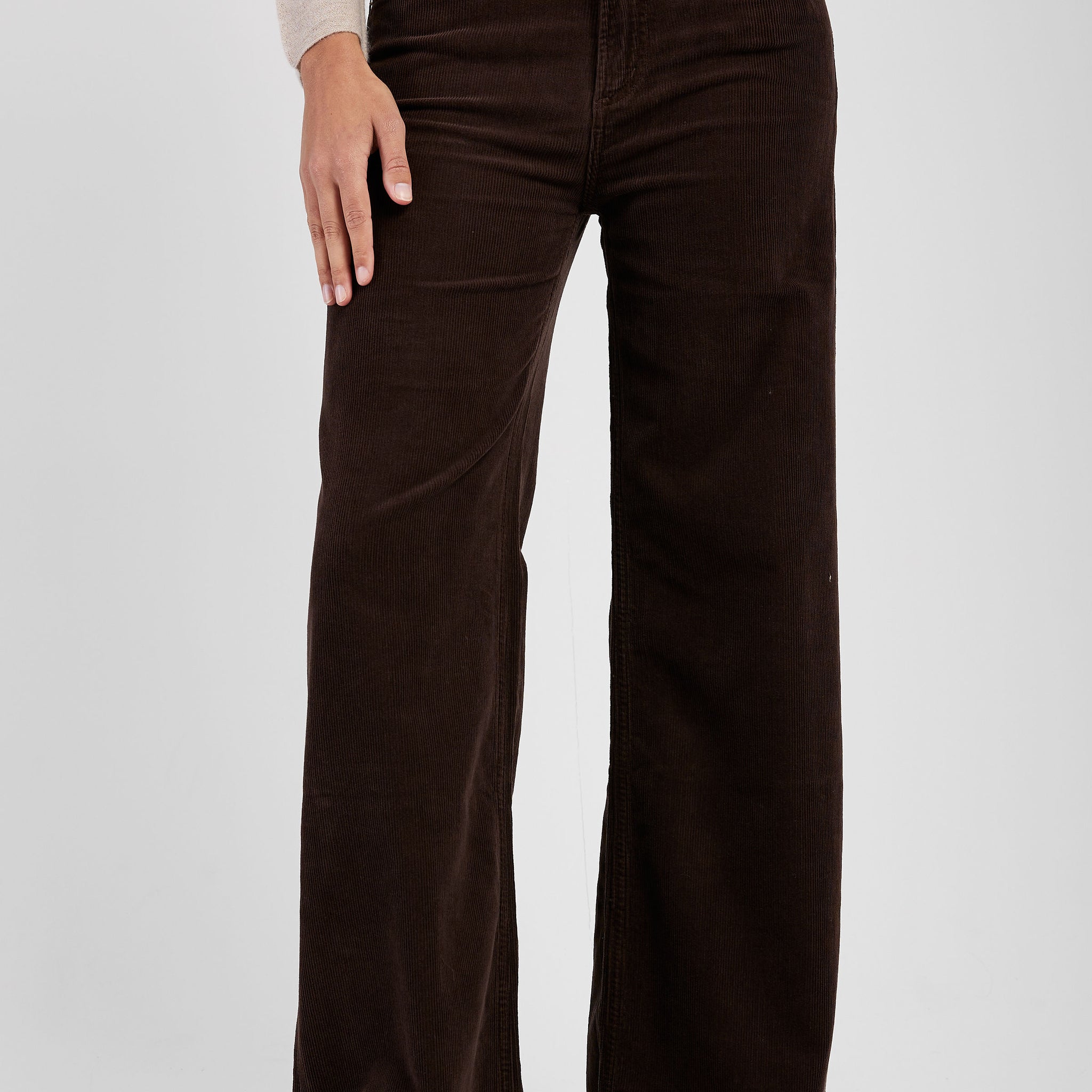 CITIZENS OF HUMANITY Corduroy Paloma Baggy Pant in Dark Brown