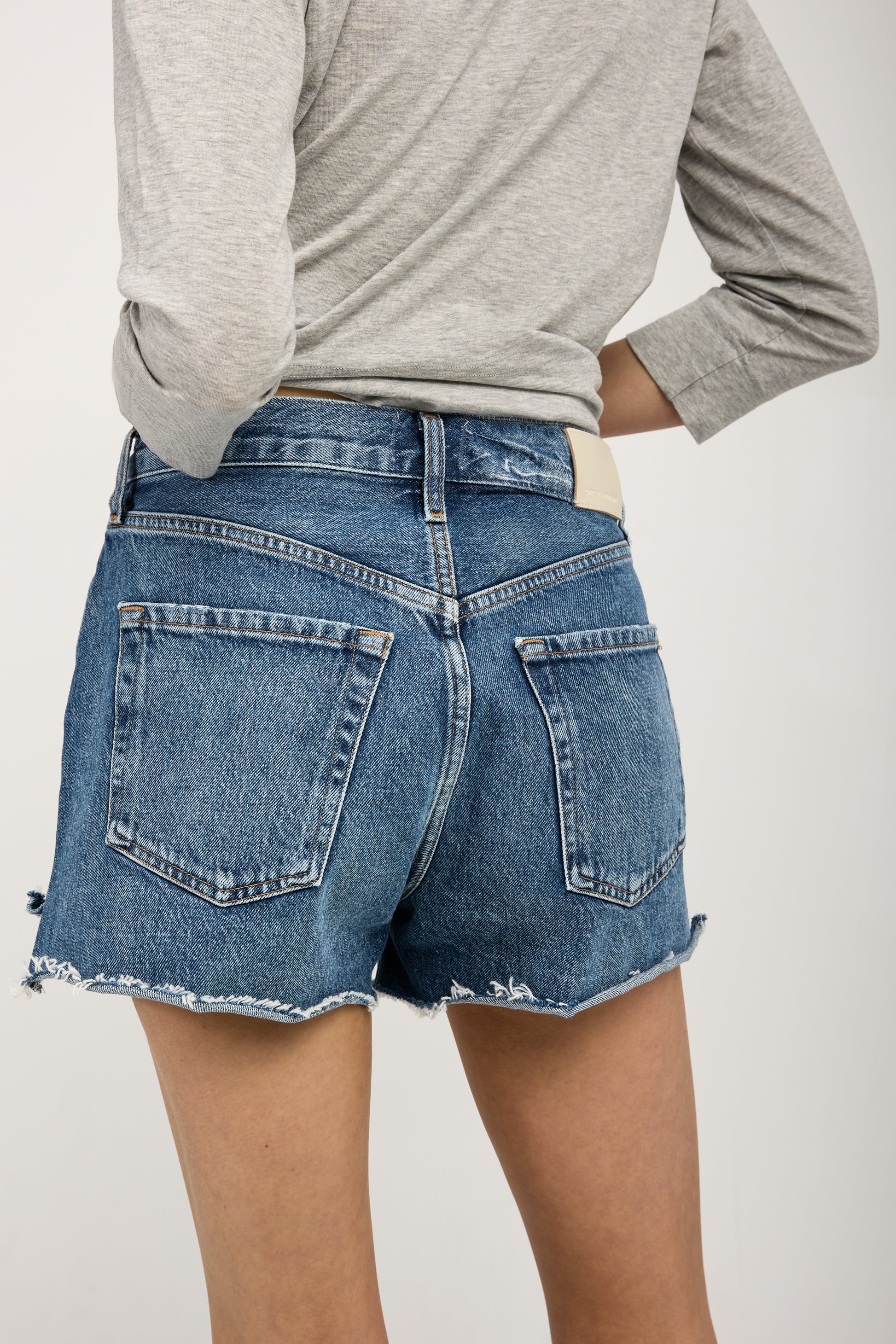 CITIZENS OF HUMANITY Marlow Denim Short in Amaretto