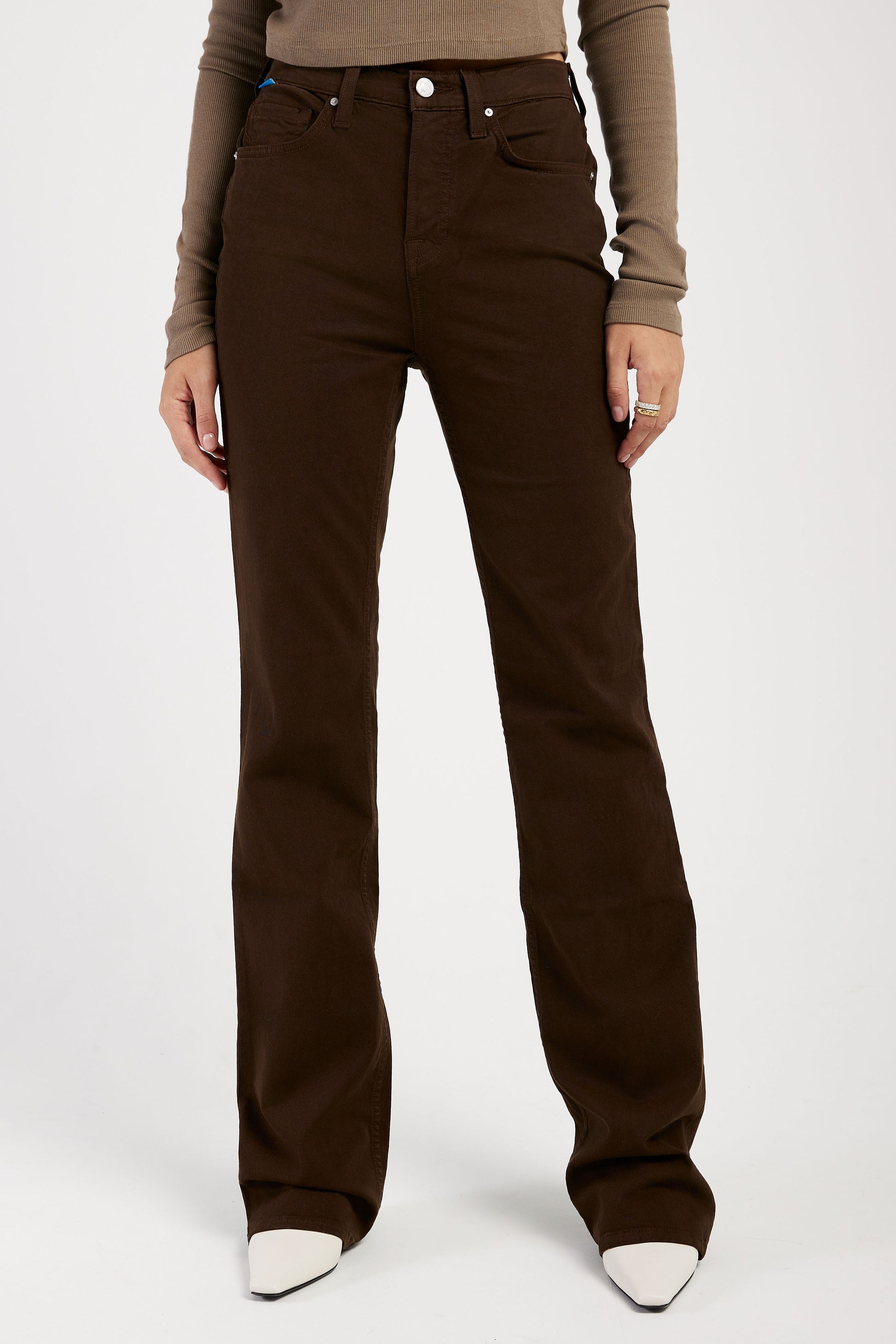 COTTON CITIZEN Cindy Pant in Espresso