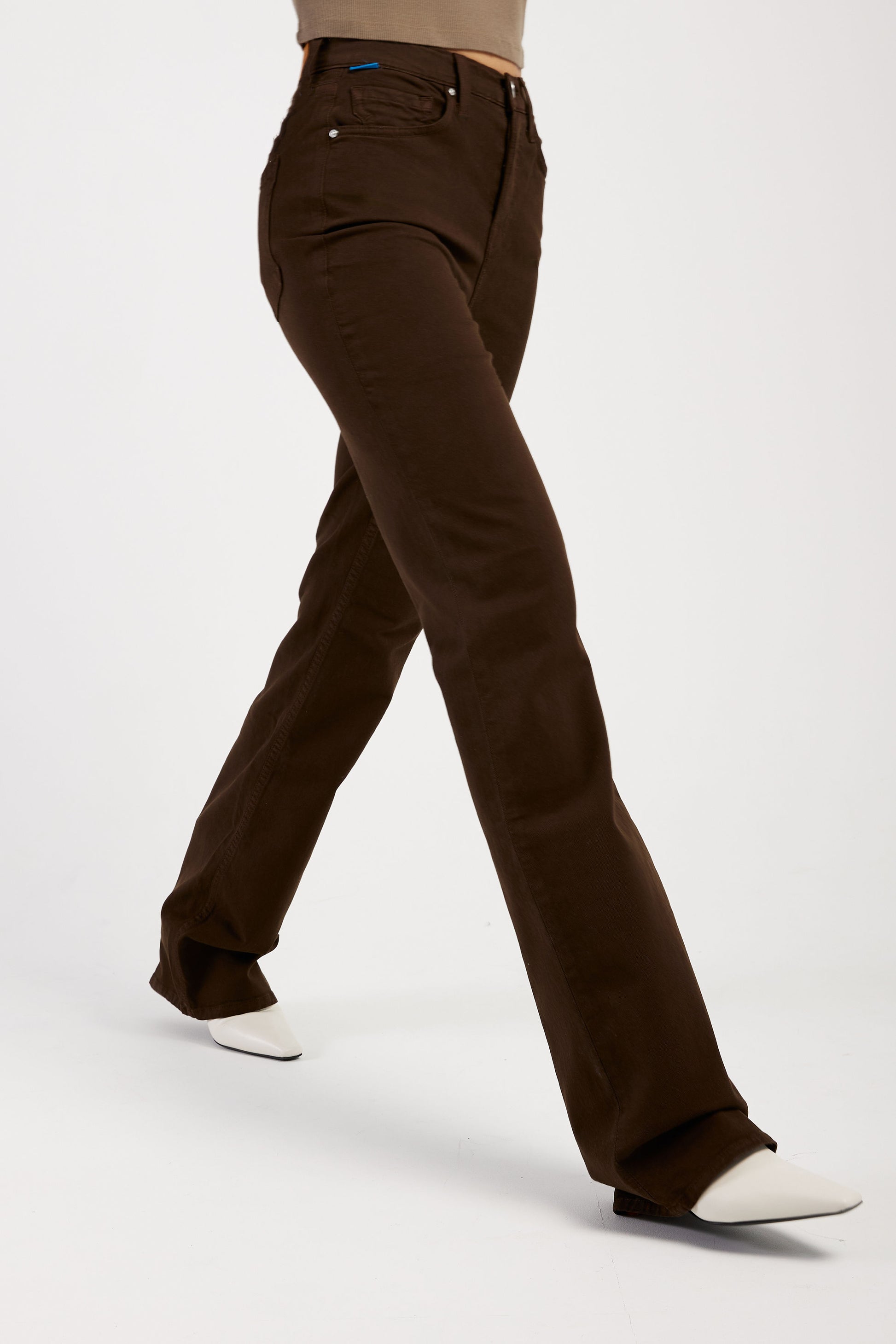 COTTON CITIZEN Cindy Pant in Espresso