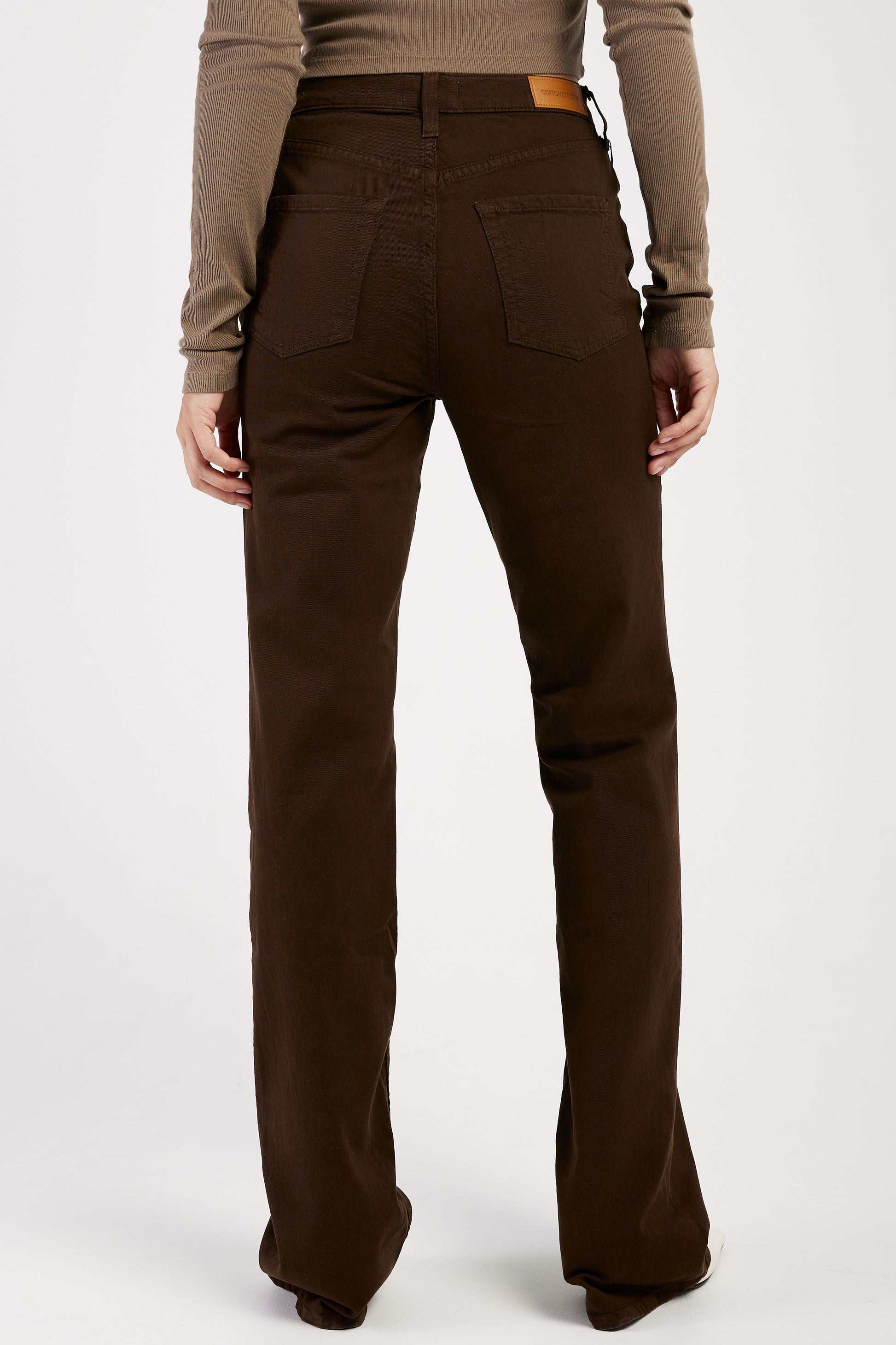 COTTON CITIZEN Cindy Pant in Espresso