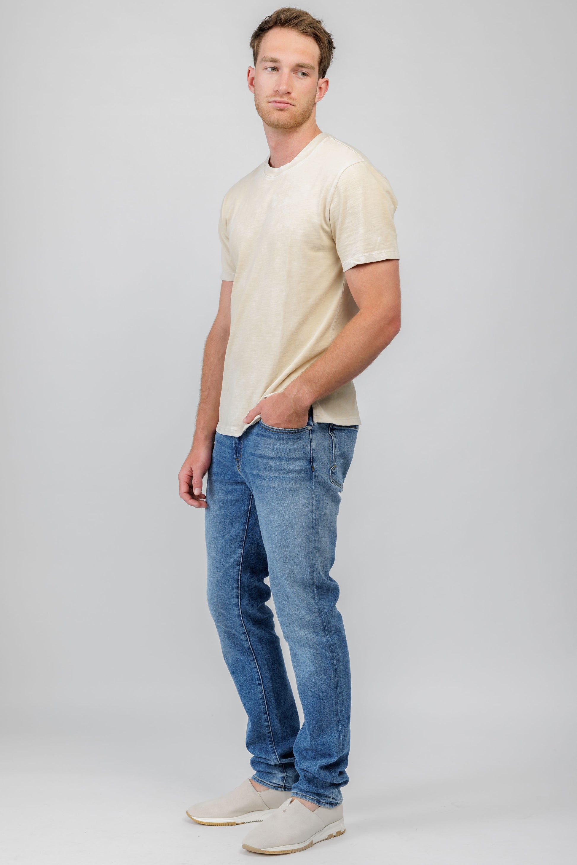 COTTON CITIZEN Presley T-Shirt in Vintage Oatmeal