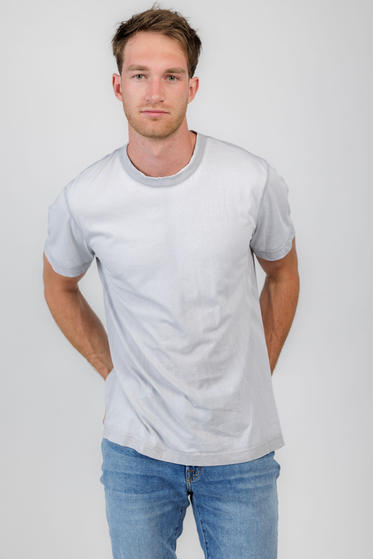 COTTON CITIZEN Prince T-Shirt in Silver Cast