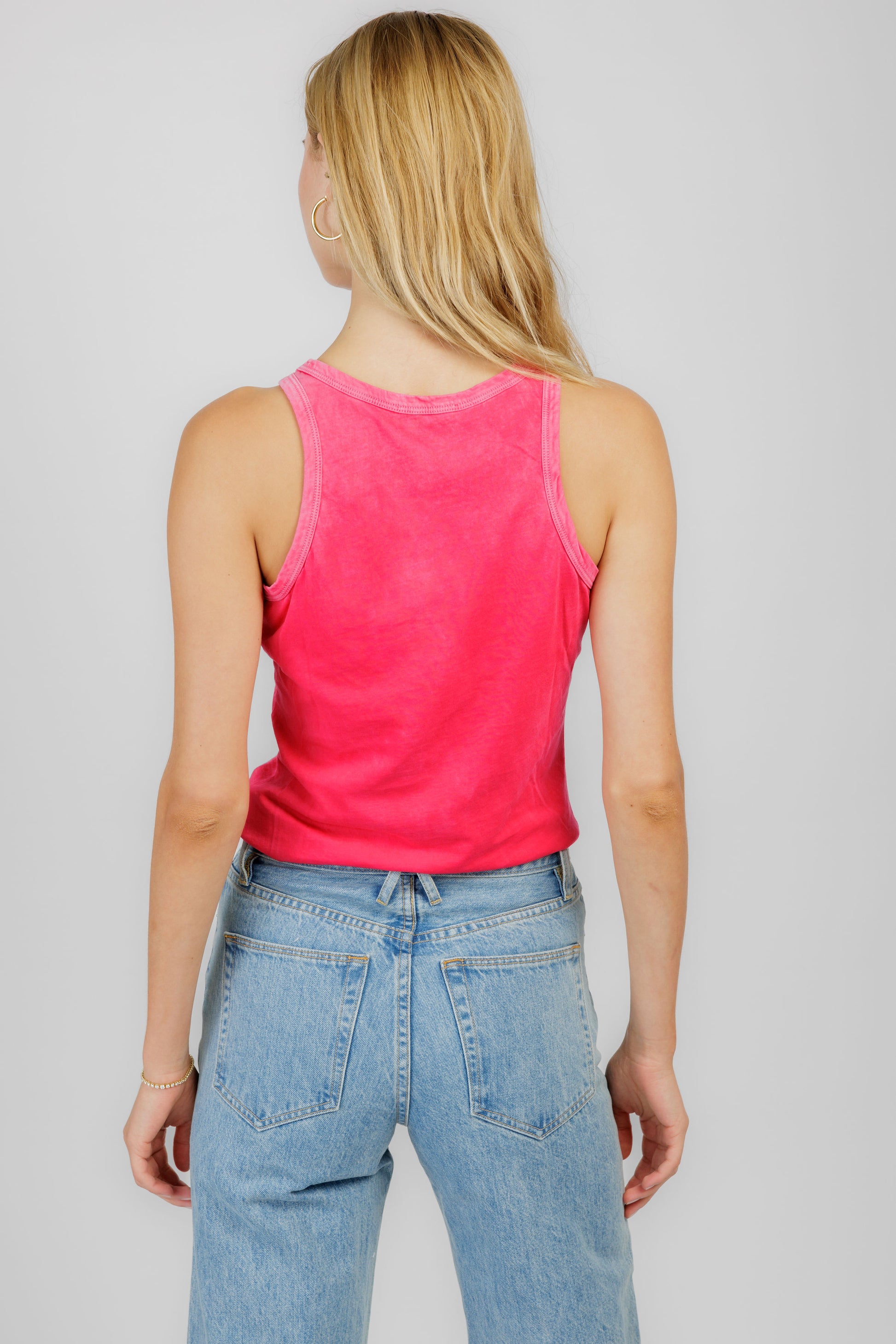 COTTON CITIZEN Standard Tank in Fuchsia