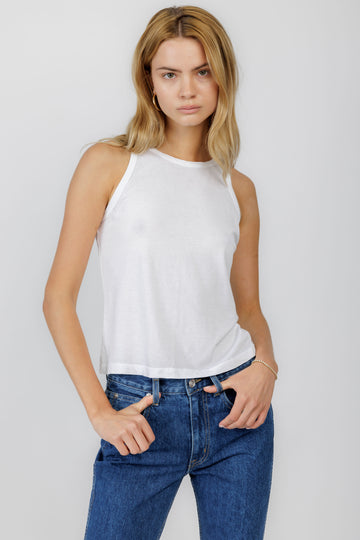 COTTON CITIZEN Standard Tank Top in White