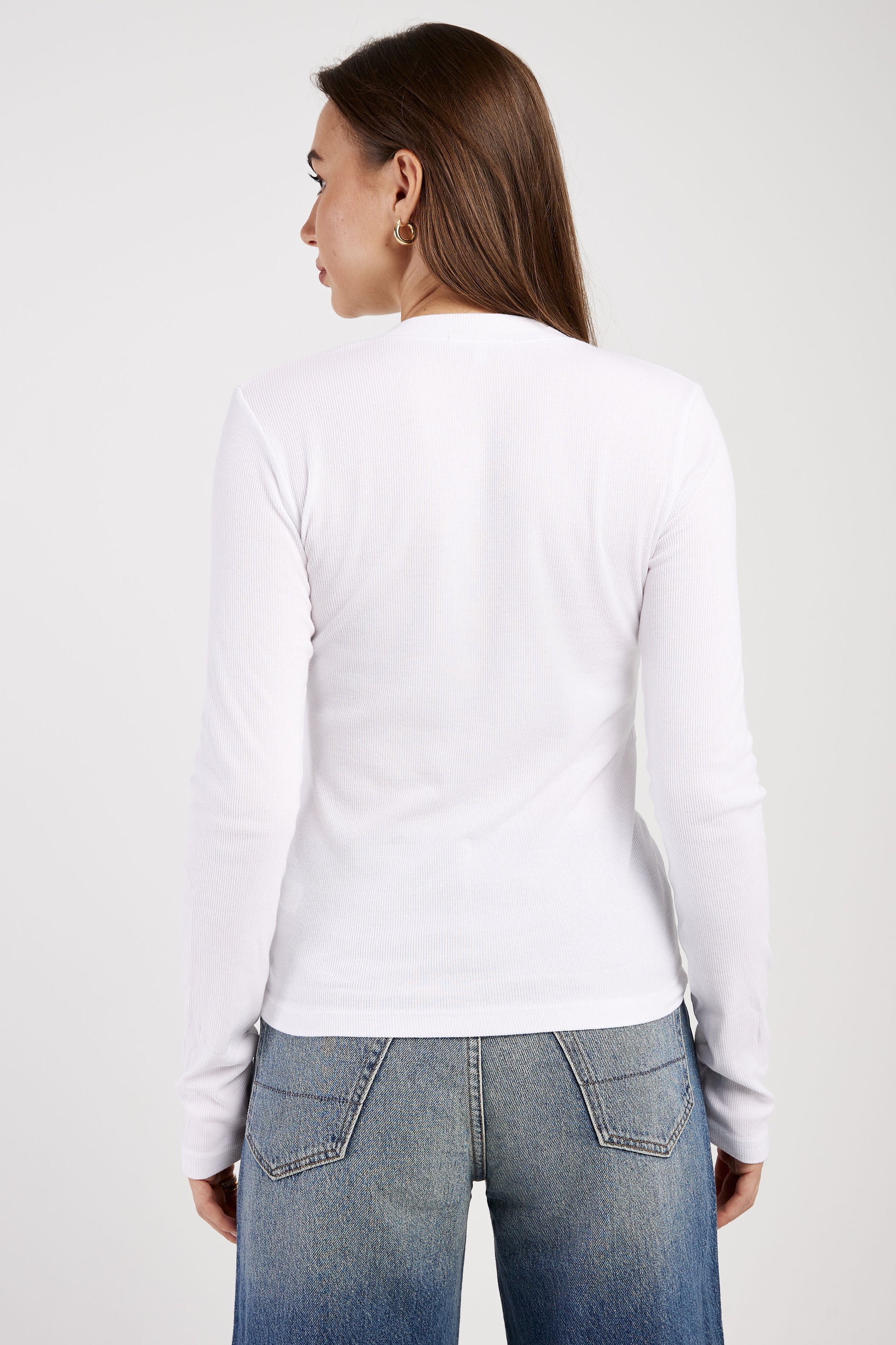 COTTON CITIZEN Verona Henley in White