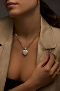 VELINA Diamond Heart Pendant in 18k Gold