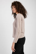 FABIANA FILIPPI Cashmere V-Neck Sweater in Tortora