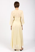 FORTE FORTE Creponne Silk Dress in Luce