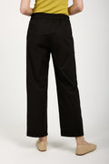 GENTRYPORTOFINO Cotton Pant in Black