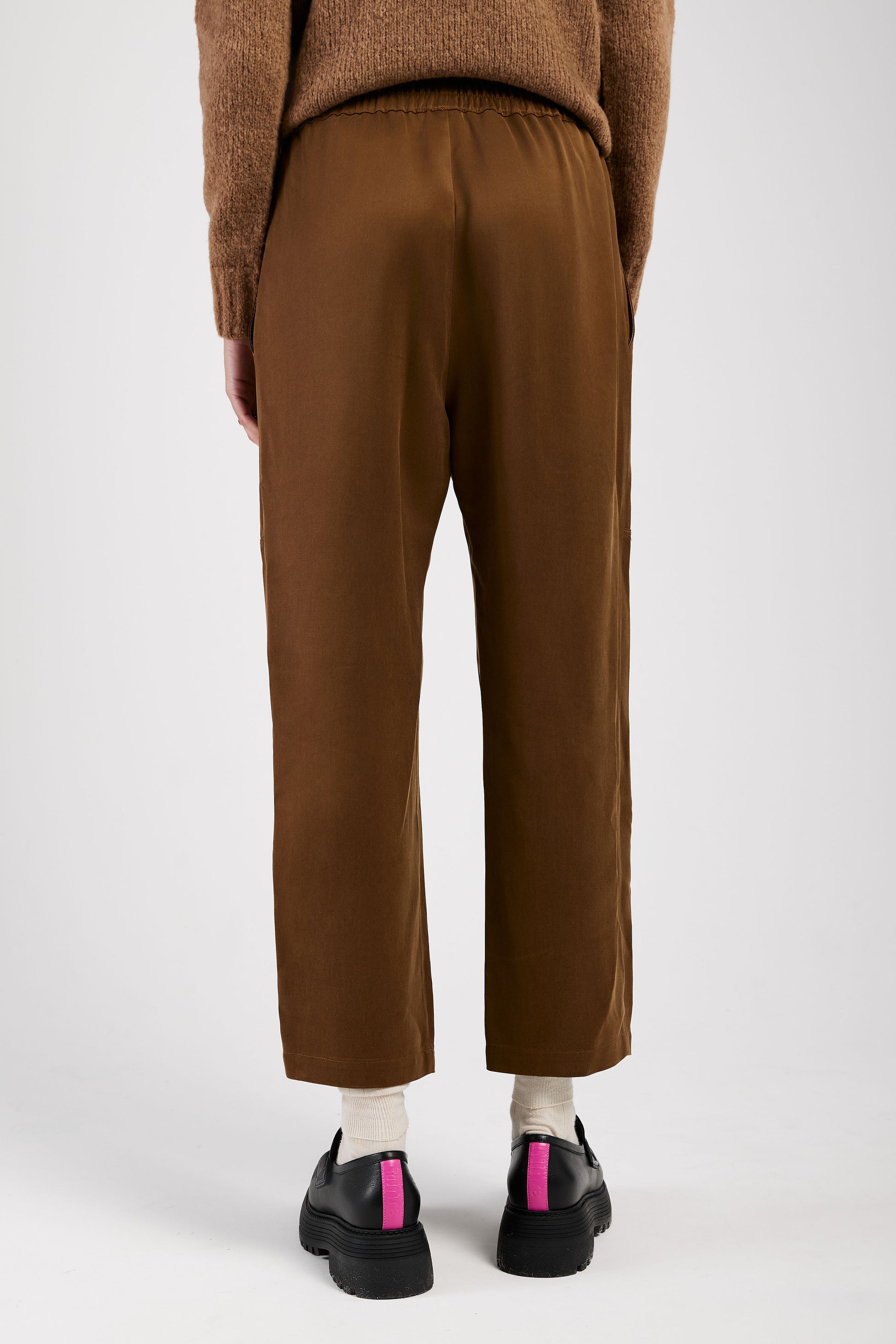 GENTRYPORTOFINO Woven Trouser Pant in Muschio