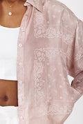 GIORGIO BRATO Silk Shirt in Blush