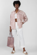 GIORGIO BRATO Silk Shirt in Blush