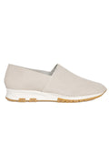 HENRY BEGUELIN Goat Suede Leather Shoe in Ghiaccio