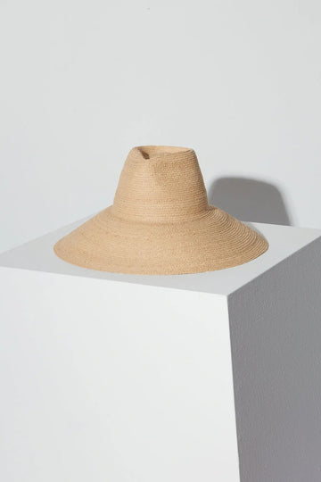 JANESSA LEONÉ Tinsley Wide Brim Hat in Natural