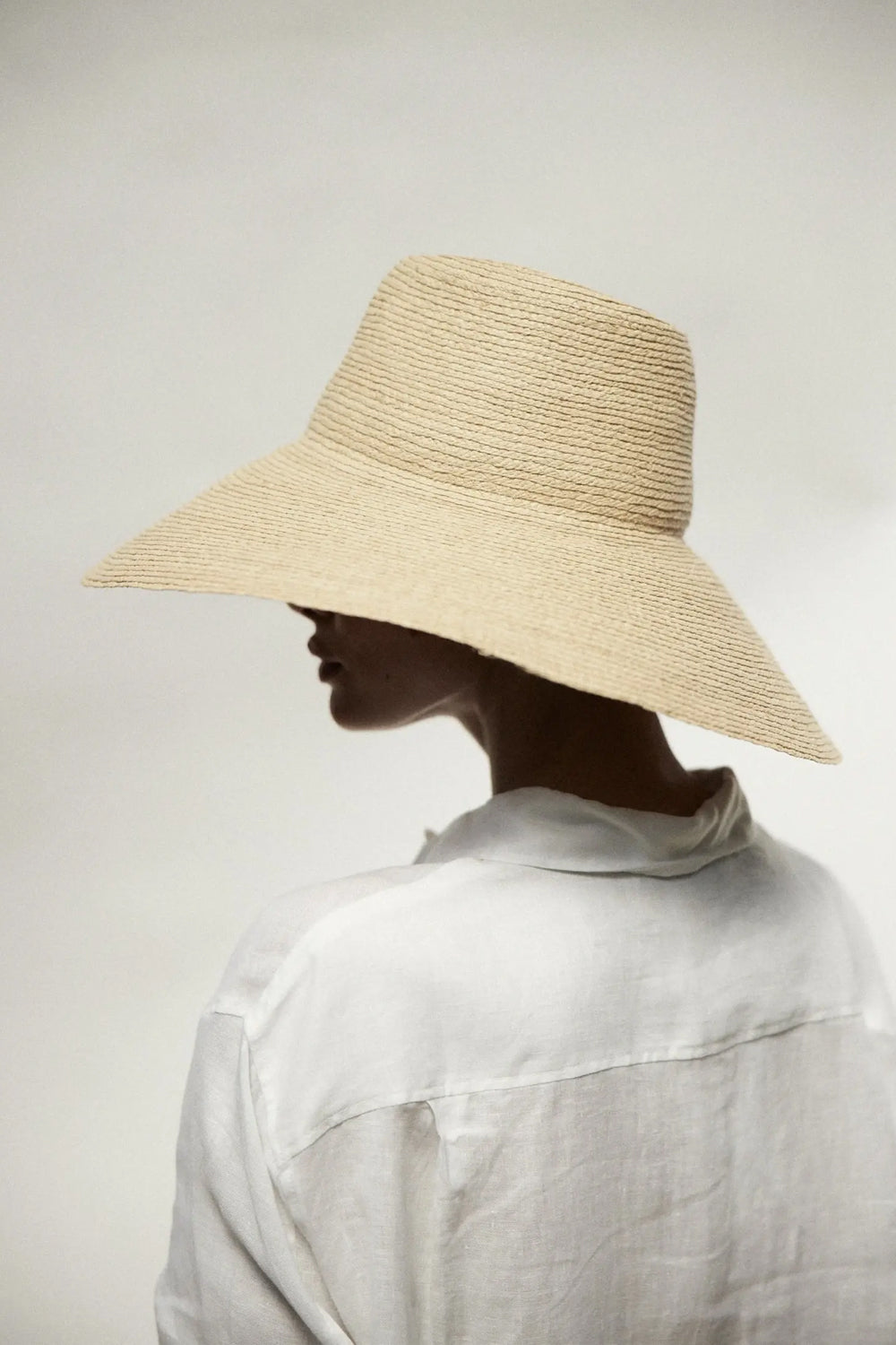 JANESSA LEONÉ Tinsley Wide Brim Hat in Natural