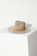 JANESSA LEONÉ Ross Fedora Hat in Clay
