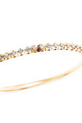 L.A. STEIN Triangle Diamond Flex Bracelet in 14k Yellow Gold