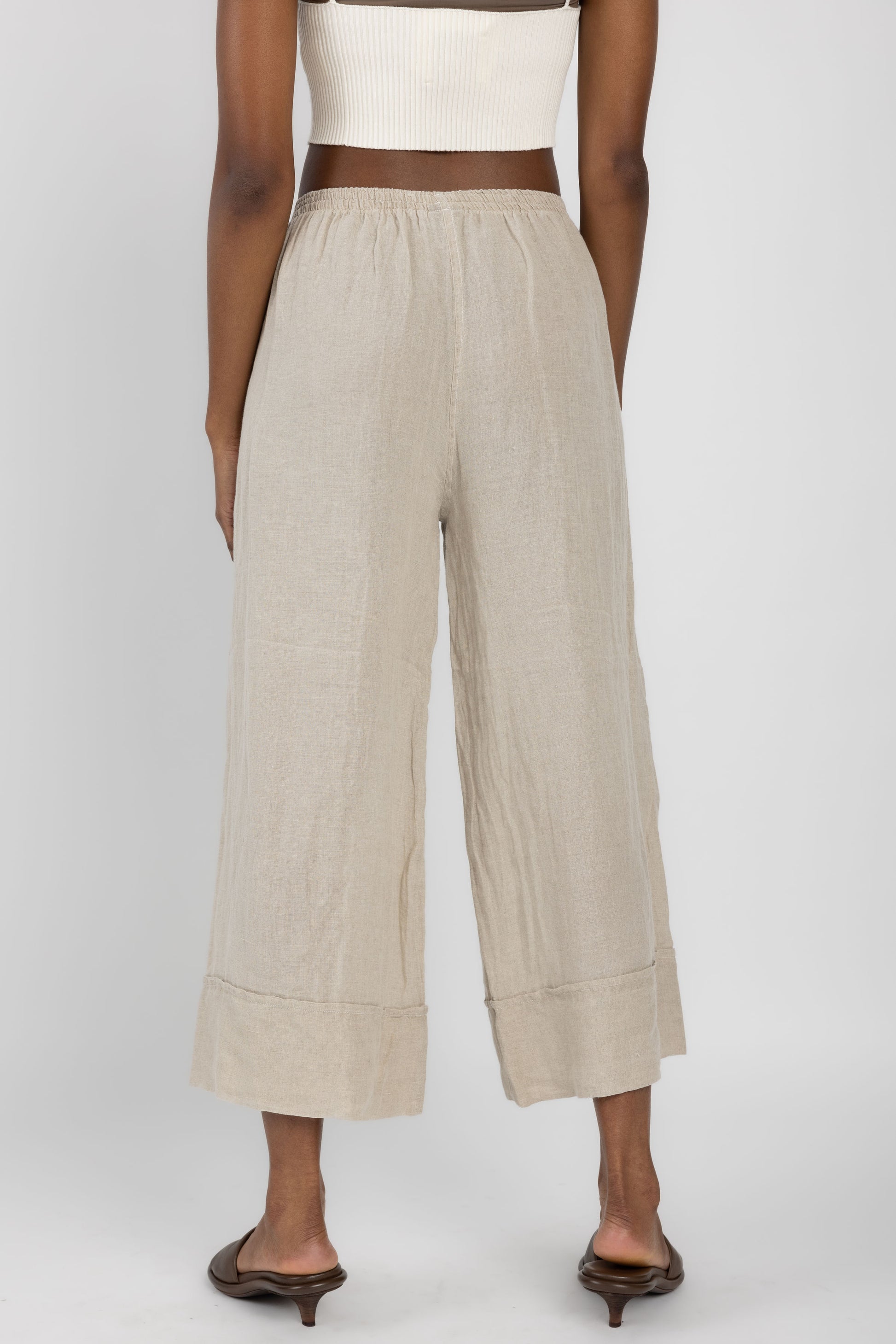 LA BOTTEGA DI BRUNELLA Marco Polo Battista Pant in Naturale