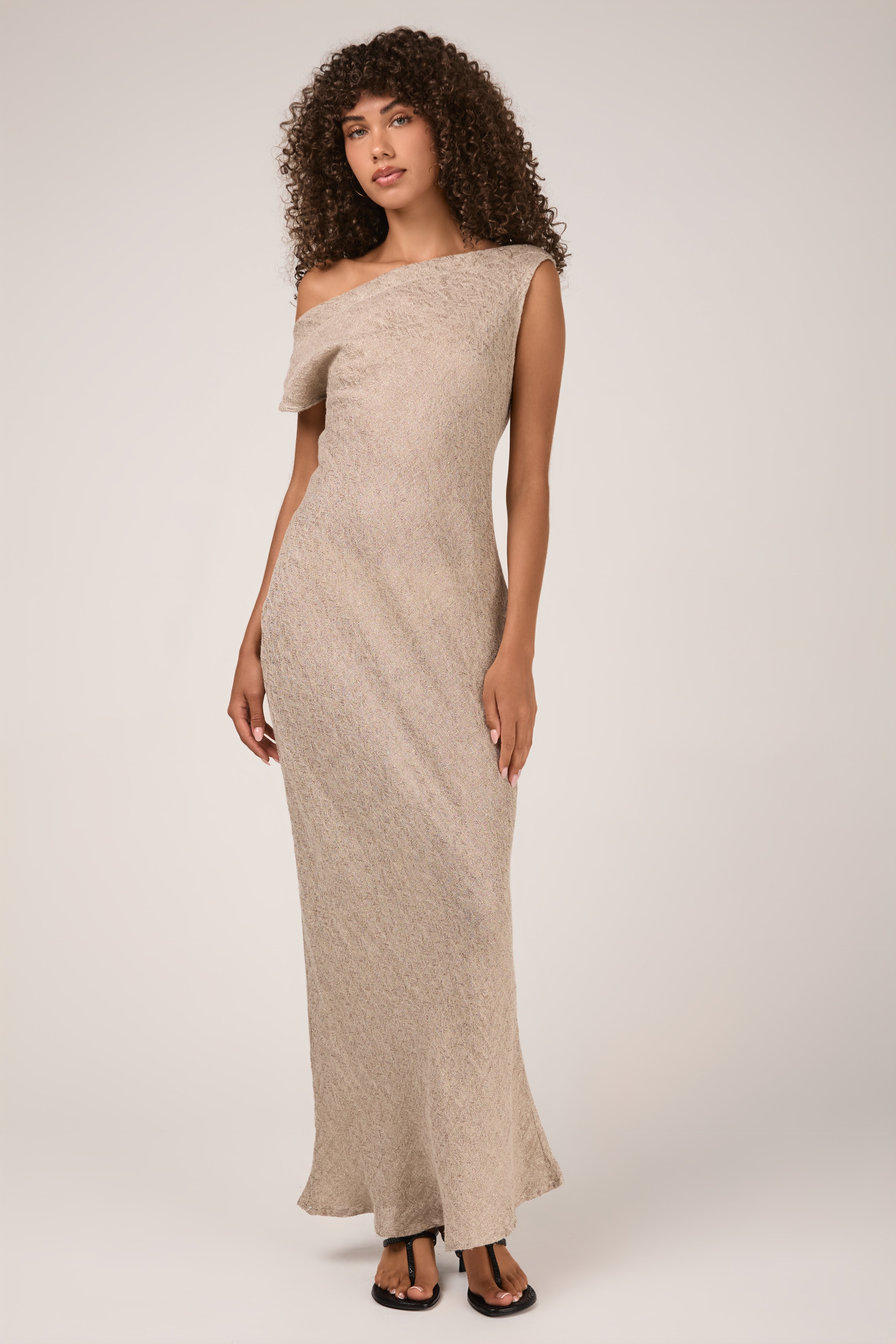 linen dress one shoulder One shoulder linen dress Rachel