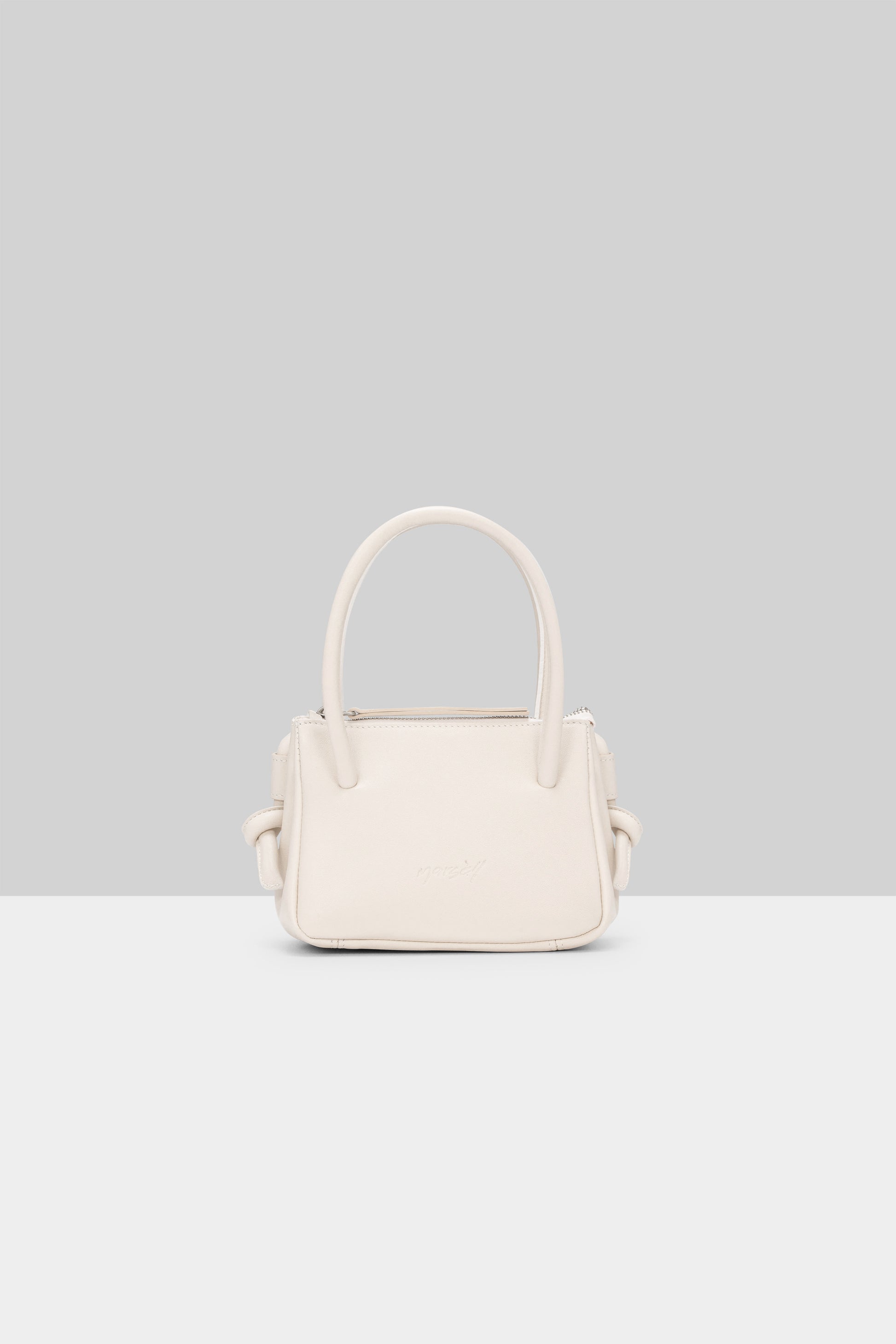 MARSÈLL Sacco Piccolo Leather Bag in Ivory