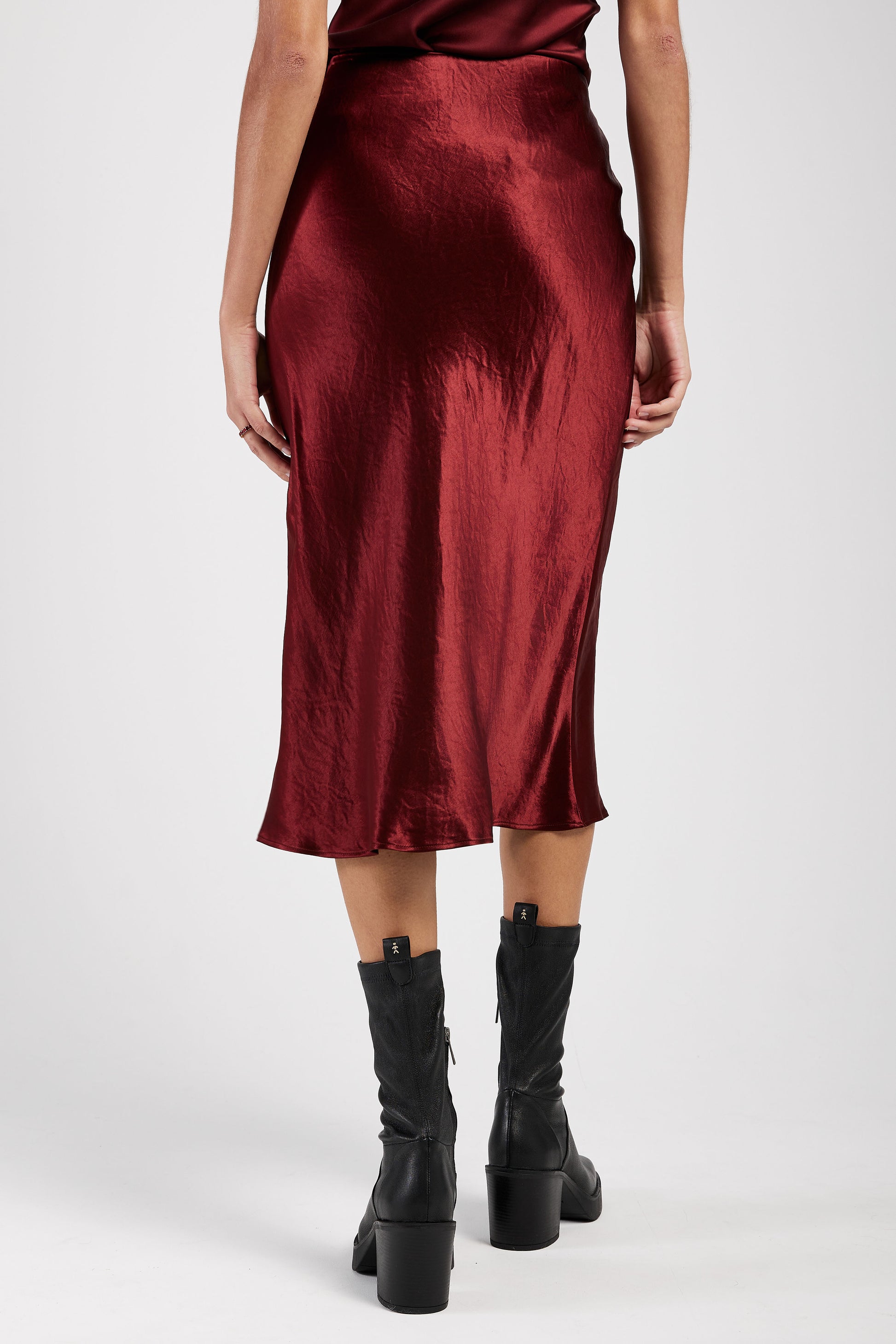 MAX MARA LEISURE Alessio Skirt in Brick Red