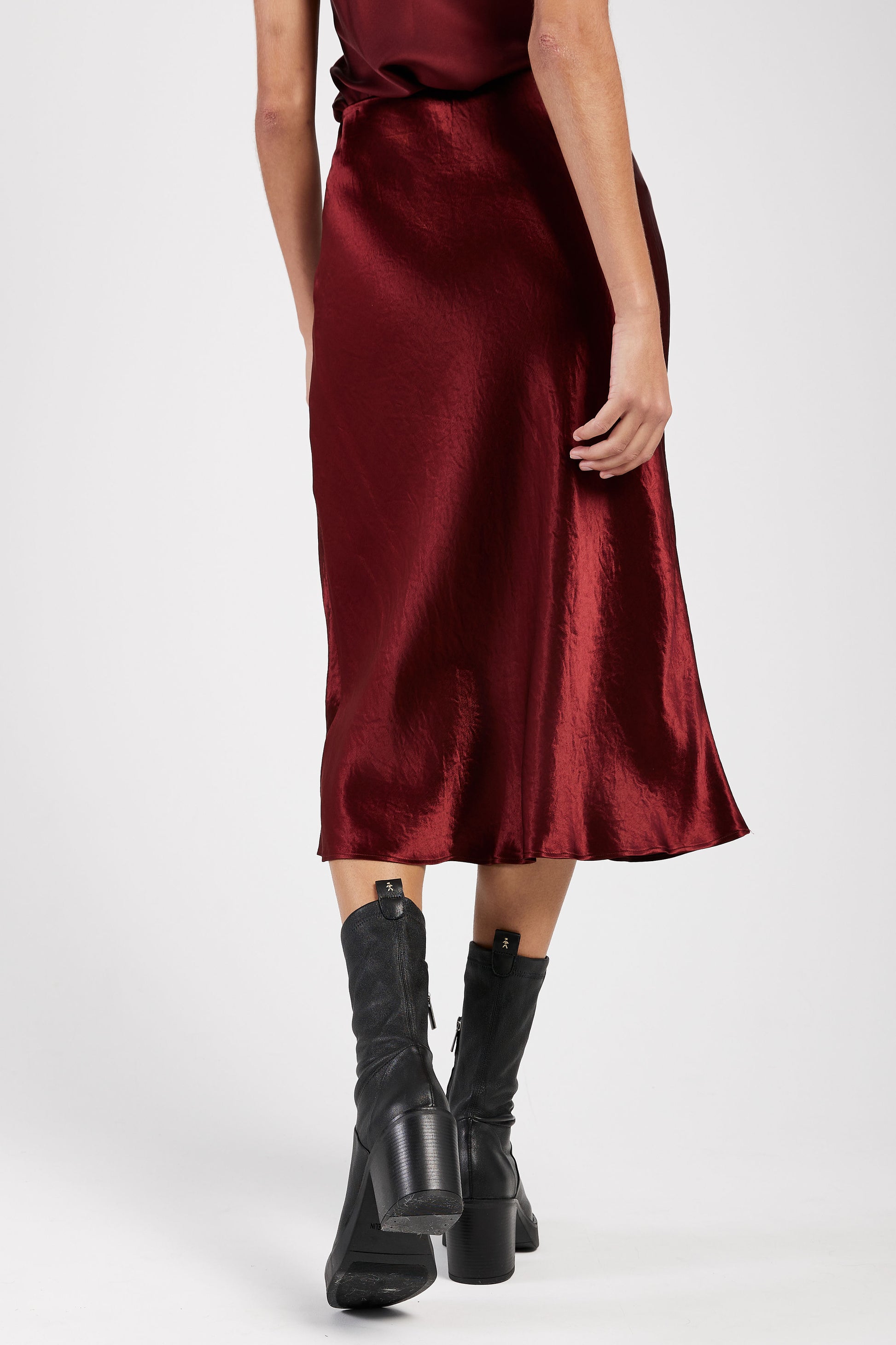 MAX MARA LEISURE Alessio Skirt in Brick Red