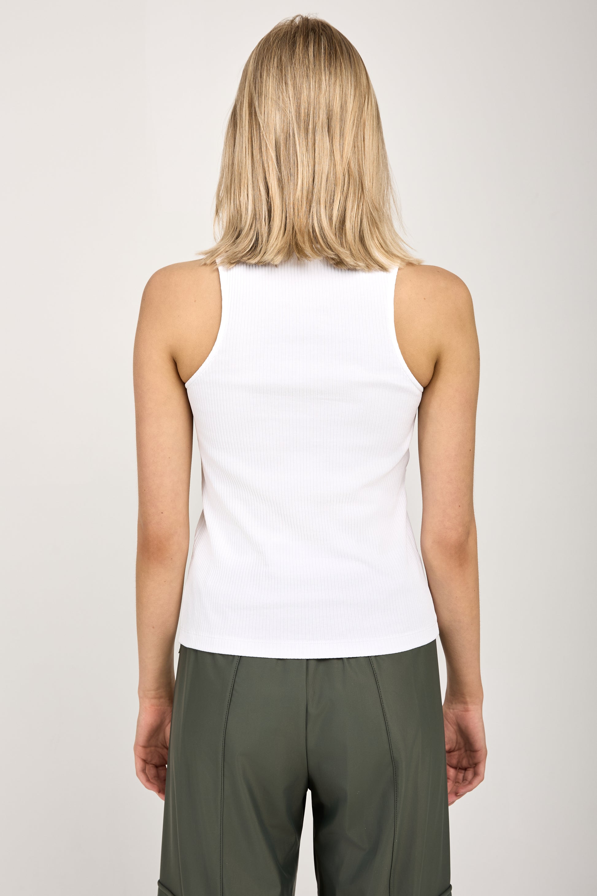 MAX MARA LEISURE Brusson Tank Top in Bianco