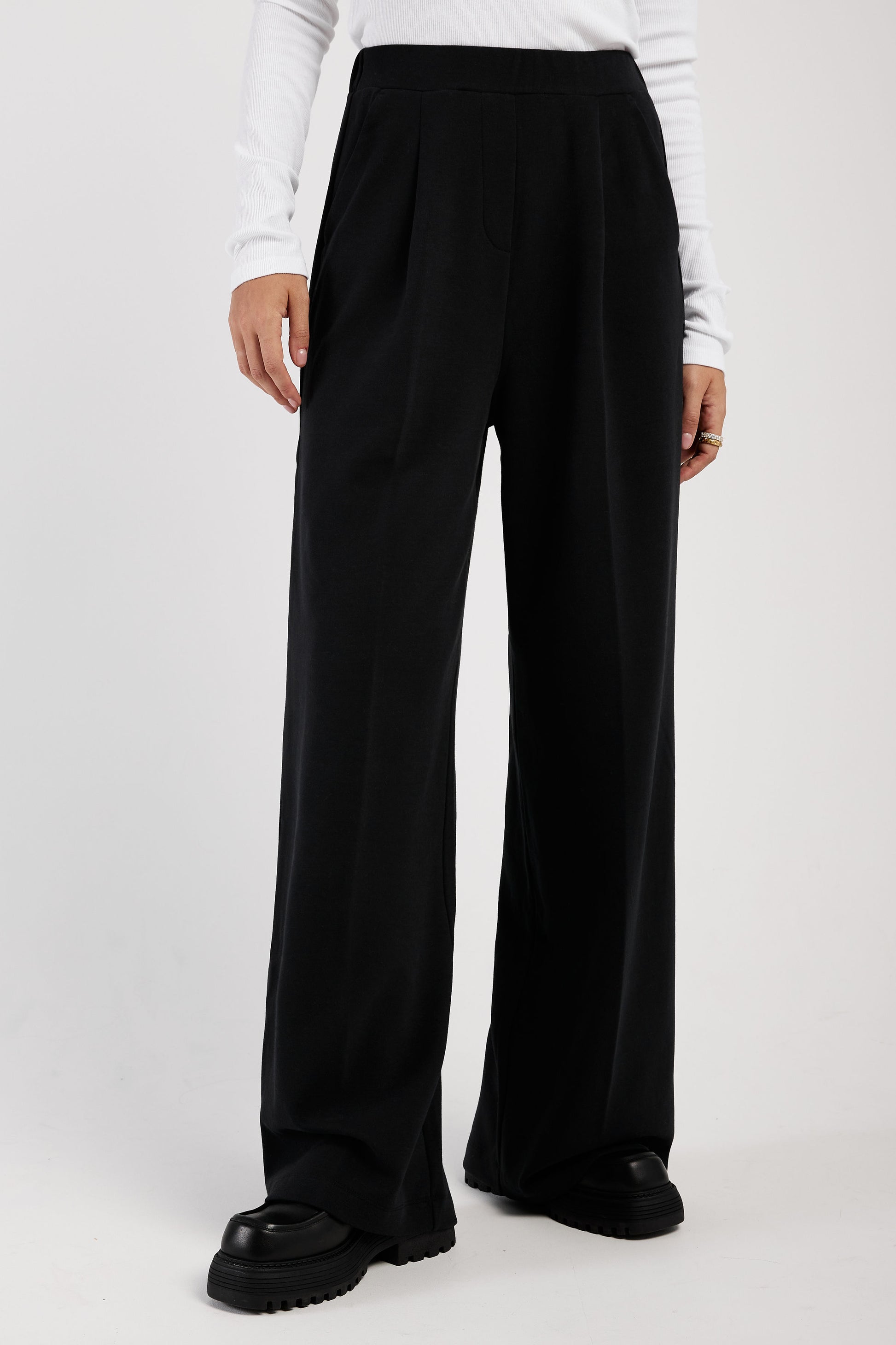 MAX MARA LEISURE Canter Jersey Pant in Black