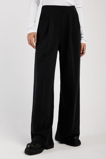 MAX MARA LEISURE Canter Jersey Pant in Black
