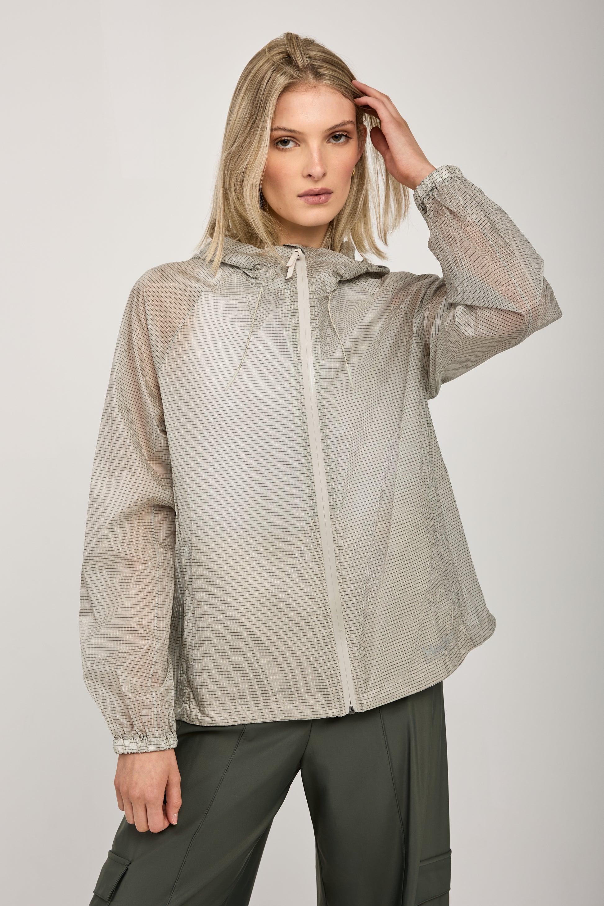 MAX MARA LEISURE Mendoza Rain Jacket in Stone