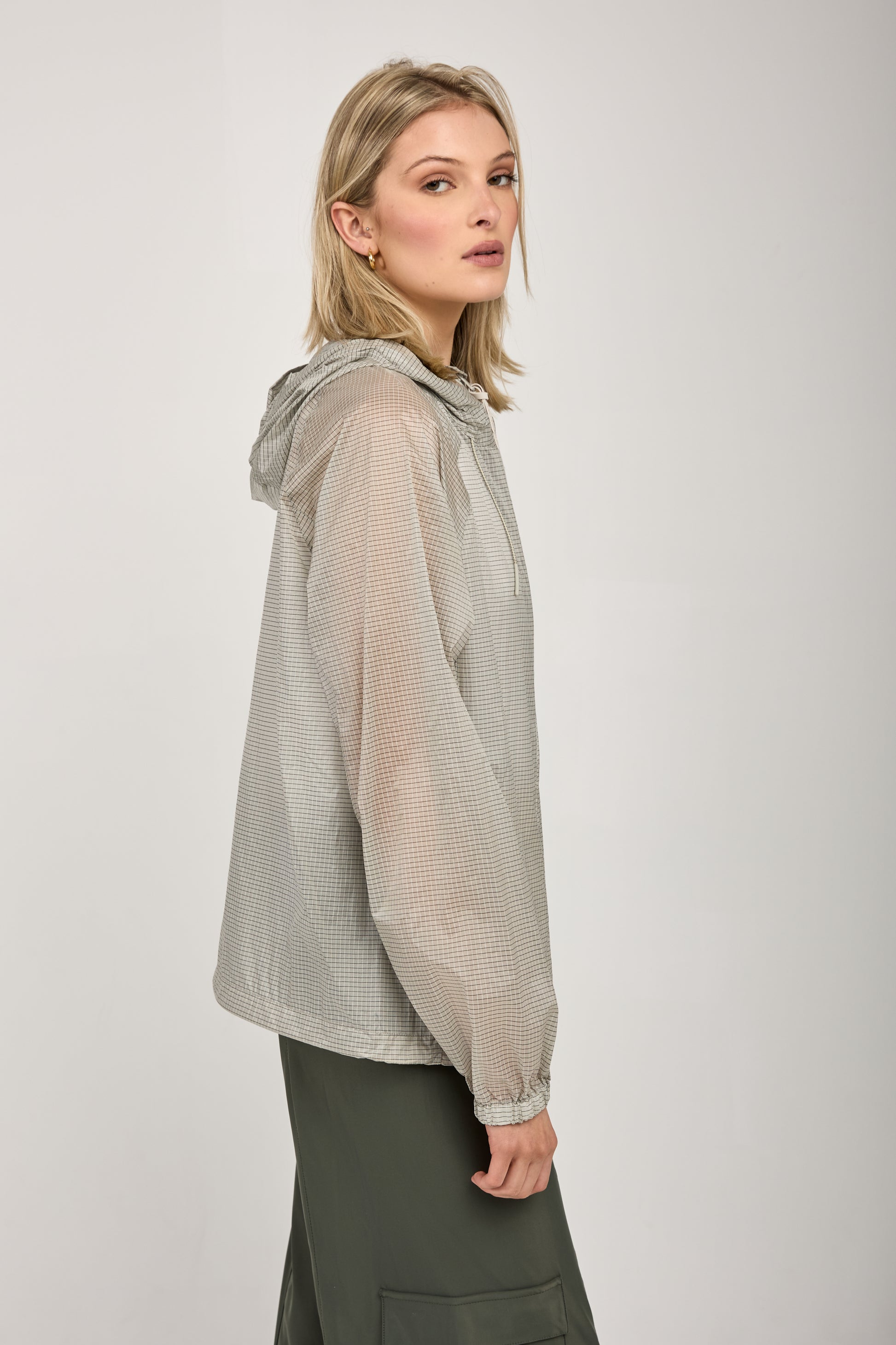 MAX MARA LEISURE Mendoza Rain Jacket in Stone