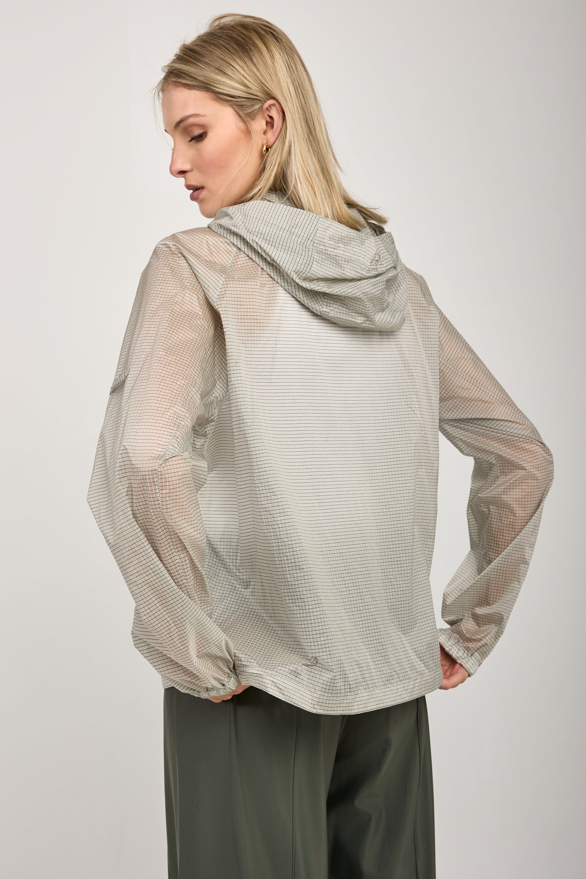 MAX MARA LEISURE Mendoza Rain Jacket in Stone