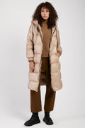 MAX MARA THE CUBE Seipa Puffer Coat in Beige
