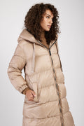 MAX MARA THE CUBE Seipa Puffer Coat in Beige