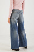 NSF Selena Wide Leg Jean in Bowie