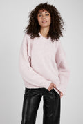 N°21 Round Neck Oversized Sweater in Soft Pink