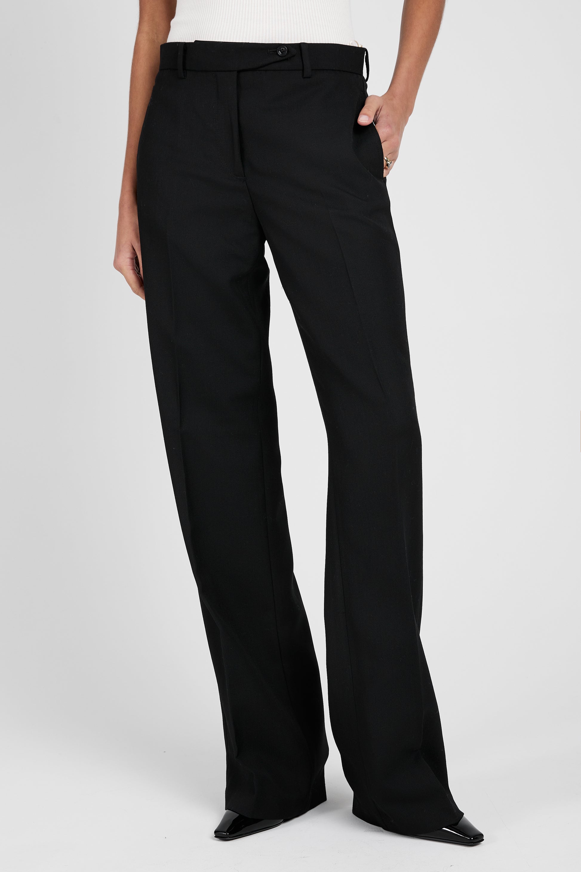 N°21 Woven Trouser Pant in Black