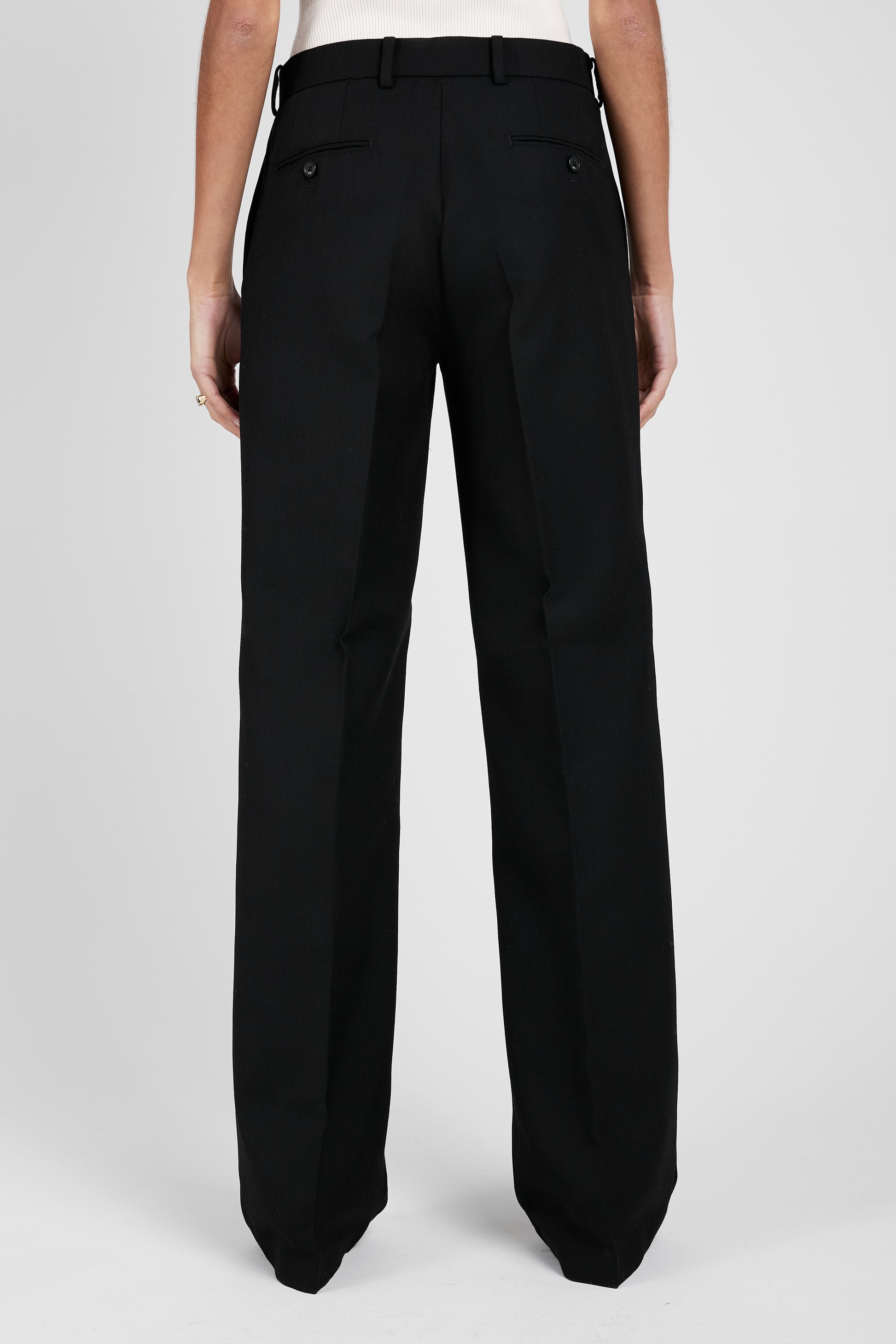 N°21 Woven Trouser Pant in Black