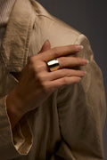 VELINA Oro Chunky Ring in 18k Yellow Gold